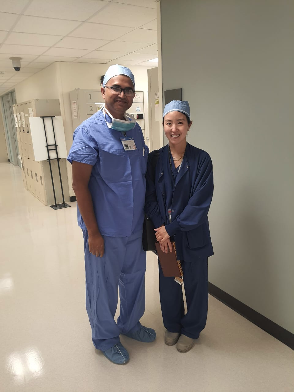 With my mentor Dr. Heather G. Lyu at MD Anderson Cancer Center USA